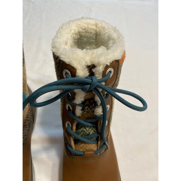 Keen Elsa Lined Women 6 Boots Waterproof 100 Gram Insulation Chevron Pattern - Picture 5 of 14